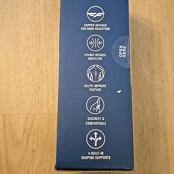 NWT COPPER FIT CORE SHAPER copper Infused L/XL 34" - 42" in Beige - Picture 7 of 8